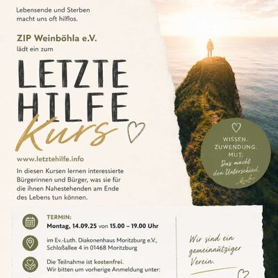 Bild vergr&ouml;&szlig;ern: Letzte Hilfe Kurs 14.09.2026